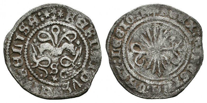 Fernando e Isabel (1474-1504). 1/4 real. Sevilla. (Cal-511 variante). (LF-D6.2.2...