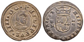 Felipe IV (1621-1665). 16 maravedís. 1662. Coruña. R. (Cal-1300). (Jarabo-Sanahuja-M120). Ae. 4,30 g. EBC-. Est...65,00.