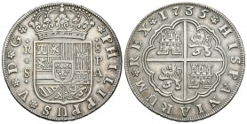 Felipe V (1700-1746). 8 REALES. 1735. Sevilla. pa. (Cal-947). Ag. 26,75 g. EBC-. Est...650,00.