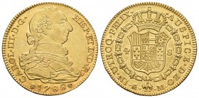 Carlos III (1759-1788). 4 escudos. 1788. Madrid. M. (Cal-315). Au. 13,52 g.  Brillo original. EBC+. Est...800,00.