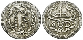 Fernando VII (1808-1833). 8 reales. 1813. Morelos. (Cal-572). Ag. 21,83 g. Plata fundida. Rara. MBC+. Est...800,00.