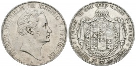 Alemania. Prussia. Friedrich Wilhelm III. Doble thaler. 1839. Berlín. A. (Dav-765). Ag. 37,00 g. MBC+. Est...420,00.