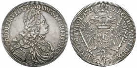 Austria. Charles VI. Thaler. 1721. Hall. (Dav-1053). (Km-1594). Ag. 28,93 g. Atractivo ejemplar. EBC. Est...500,00.
