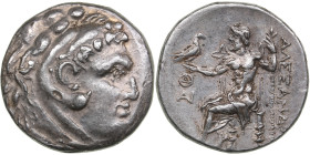 Thrace, Odessos. Circa 280-225 BC. AR Tetradrachm. In the name and types of Alexander III.
16.96g. 27mm. AU/AU. Gorgeous lustrous exemplar with light ...