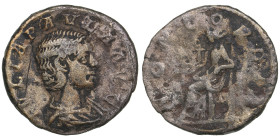 Roman Empire AR Denarius - Julia Paula, Augusta (AD 219-220)
2.69g. 18mm. F/VG.