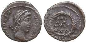 Roman Empire Æ Follis
1.44g. 16mm. VF/VF. 