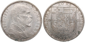 Czechoslovakia 20 Korun 1937 - President Masaryk
11.97g. UNC/UNC. Splendid lustrous mint state exemplar with elegant light toning. 