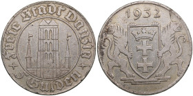 Danzig 5 Gulden 1932
15.02g. VF/XF. J. D17. Rare!
