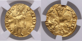 France Florin ND - Raymond III/IV (1335-1395) - NGC AU DETAILS
Gorgeous lustrous specimen. Bent. FR-189. 