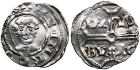 Germany, Duisburg AR Pfennig - Heinrich III (1046-1056)
1.40g. VF/VF.