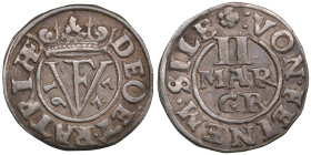 Germany, Brunswick-Wolfenbüttel 2 Mariengroschen 1627 - Frederick Ulrich (1613-1634)
1.25g. VF/VF.