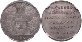 Germany Silver Medal 1731 - Augsburg - NGC MS 61
Gorgeous lustrous exemplar with beautiful colourful toning. 27mm. Unsigned. For the 200th anniversary...
