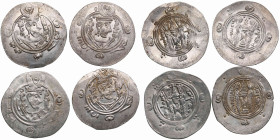 Arab-Sassanian, Tabaristan AR Hemidrachm - Anonymous “APZWT” (“Afzut”) type (AD 780-793) (4)
Mostly UNC.