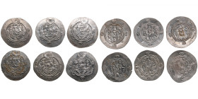 Arab-Sassanian, Tabaristan AR Hemidrachm - Anonymous “APZWT” (“Afzut”) type (AD 780-793) (6)
Mostly UNC. Very beautiful coins.