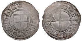 Reval Schilling ND - Wolter von Plettenberg (1494-1535)
0.96g. UNC/UNC. Mint luster. Rare type.
