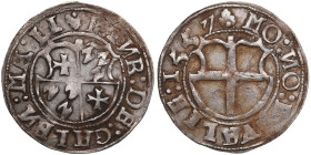 Reval Ferding 1557 - Heinrich von Galen (1551-1557)
2.51g. XF/XF. Similar ot Haljak 166a.