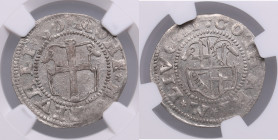 Reval Ferding 1560 - Gotthard Kettler (1559-1562) - NGC AU 58
An attractive lustrous exemplar. Only one specimen certified finer by NGC. Similar to Ha...