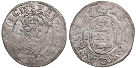 Reval, Sweden Ferding 1568 - Erik XIV (1560-1568)
2.31g. AU/AU. Weak strike. Some mint luster. SB 19; Haljak 1159.