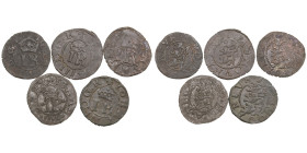 Reval, Sweden Schilling 1570 - Johan III (1568-1592) (5)
Various condition. 