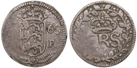 Reval, Sweden 4 Öre 1668 - Karl XI (1660-1697)
2.82g. VF/VF. Haljak 1334; SB 103.