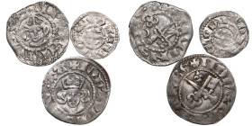 Dorpat Artig ND - Johann I Vyffhusen (1343-1373); Artig ND & Lübische ND - Bernhard II Bülow (1410-1413) (3)
Haljak 478a, 520, 523.