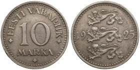 Estonia 10 Marka 1925
6.27g. VF/VF.