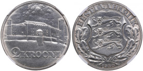 Estonia 2 Krooni 1930 - Tall 1 - Toompea Fortress - NGC UNC DETAILS
Cleaned. KM 20. Tall 1 variety. Rare!