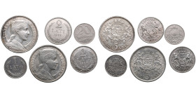 Group of coins: Latvia (6)
Various condition. Sold as seen. no return.