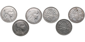 Latvia 5 Lati 1929, 1931, 1932 (3)
Various condition. Sold as seen. no return.