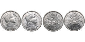 Latvia 5 Lati 1931, 1932 (2)
Various condition. 