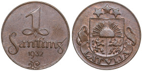 Latvia 1 Santims 1932
1.78g. UNC/UNC. Mint luster.