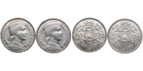 Latvia 5 Lati 1932 (2)
Various condition. 