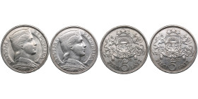 Latvia 5 Lati 1932 (2)
Various condition. 