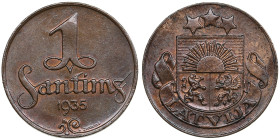 Latvia 1 Santims 1935
1.80g. UNC/UNC. Mint luster.