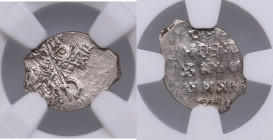 Russia Kopeck - Ivan V Alekseyevich (1682-1696) - NGC UNC DETAILS
Cleaned, but still very attractive lustrous mint state specimen. Rare!