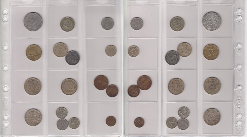 Lot of coins: Estonia (17)
Various condition. Sold as seen, no return. 5 marka 1...