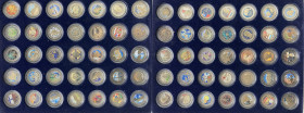 Collection of 2 Euro coins, mostly in color (154)
Various condition. Sold as seen, no return. Please check additional photos at our website for detail...