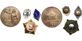 Small group of Badged and medal: Estonia, Russia USSR (4)
Various condition. Sold as seen, no return.