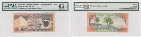 Bahrain 100 Fils 1964 - Replacement - PMG 65 EPQ Gem Uncirculated
Pick 1a*. 