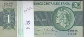 Brazil 1 Cruzeiro 1975 (100)
UNC. Pick 191Ab.