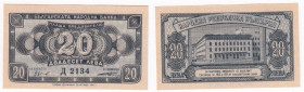 Bulgaria 20 Leva 1947
Pick 74a. UNC.