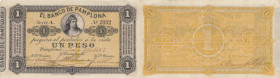Colombia 1 Peso 1883 Pamplona
VF. Pick S711.