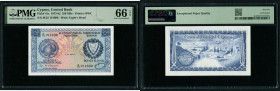 Cyprus 250 Mils 1975-1982 - PMG 66 EPQ Gem Uncirculated
Pick 41c.
