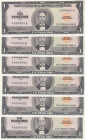 Dominican Republic 1 Peso 1978 (6) same #, diff suffix
AU. Pick 108.