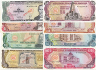 Dominican Republic 1-1000 Pesos 1978 (8) specimens
UNC. Pick CS4.