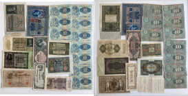 Group of paper money: Estonia, Germany, Japan, Hungary, Austria (20)
Various condition.