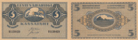 Estonia 5 Marka 1919 thick paper
AU. Pick 45.