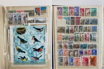 Albania Collection of stamps (1 album)
12 two-sided sheets of stamps. Sold as seen, no return. Please check our website for details and additional pho...