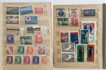 Collection of stamps - mostly Canada (1 album)
8 two-sided sheets of stamps. Sold as seen, no return. Please check our website for details and additio...