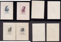 China People's Republic Stamp blocks - 1955, Miniature Sheet: Scholars of Ancient China (4)
Sold as seen, no returns. Mi.No. 278 B - 281 B China Peopl...